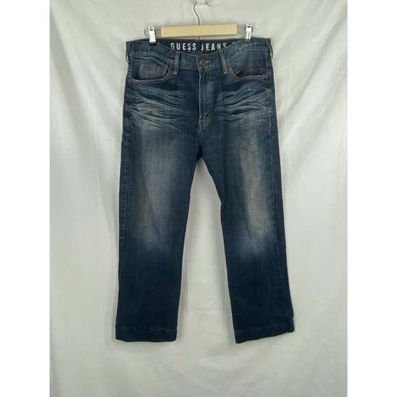 Guess Mens Cliff Boot Cut Jeans 